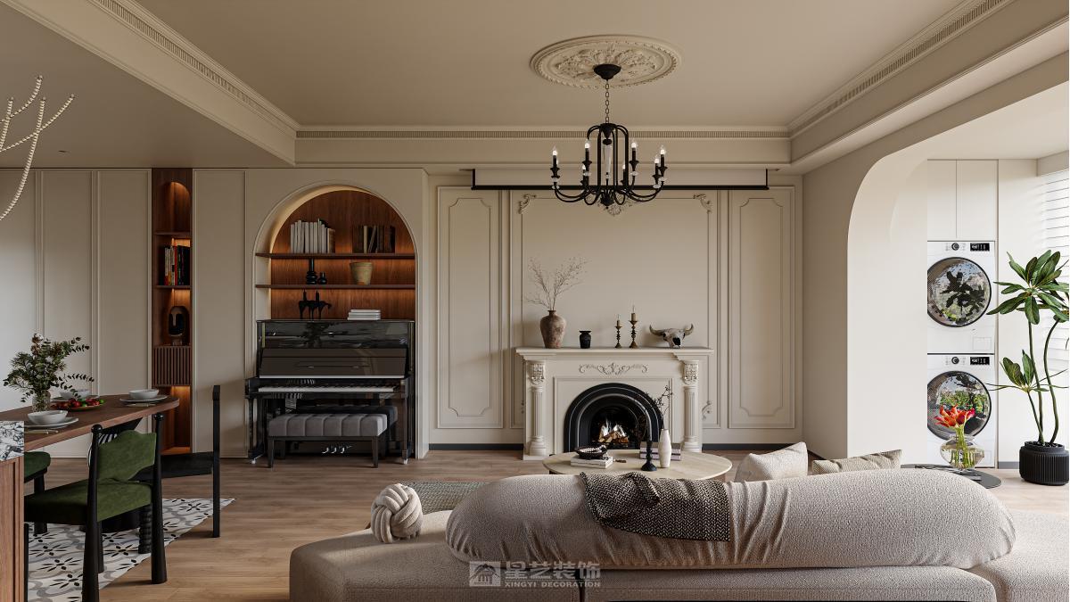 法式中古風大平層